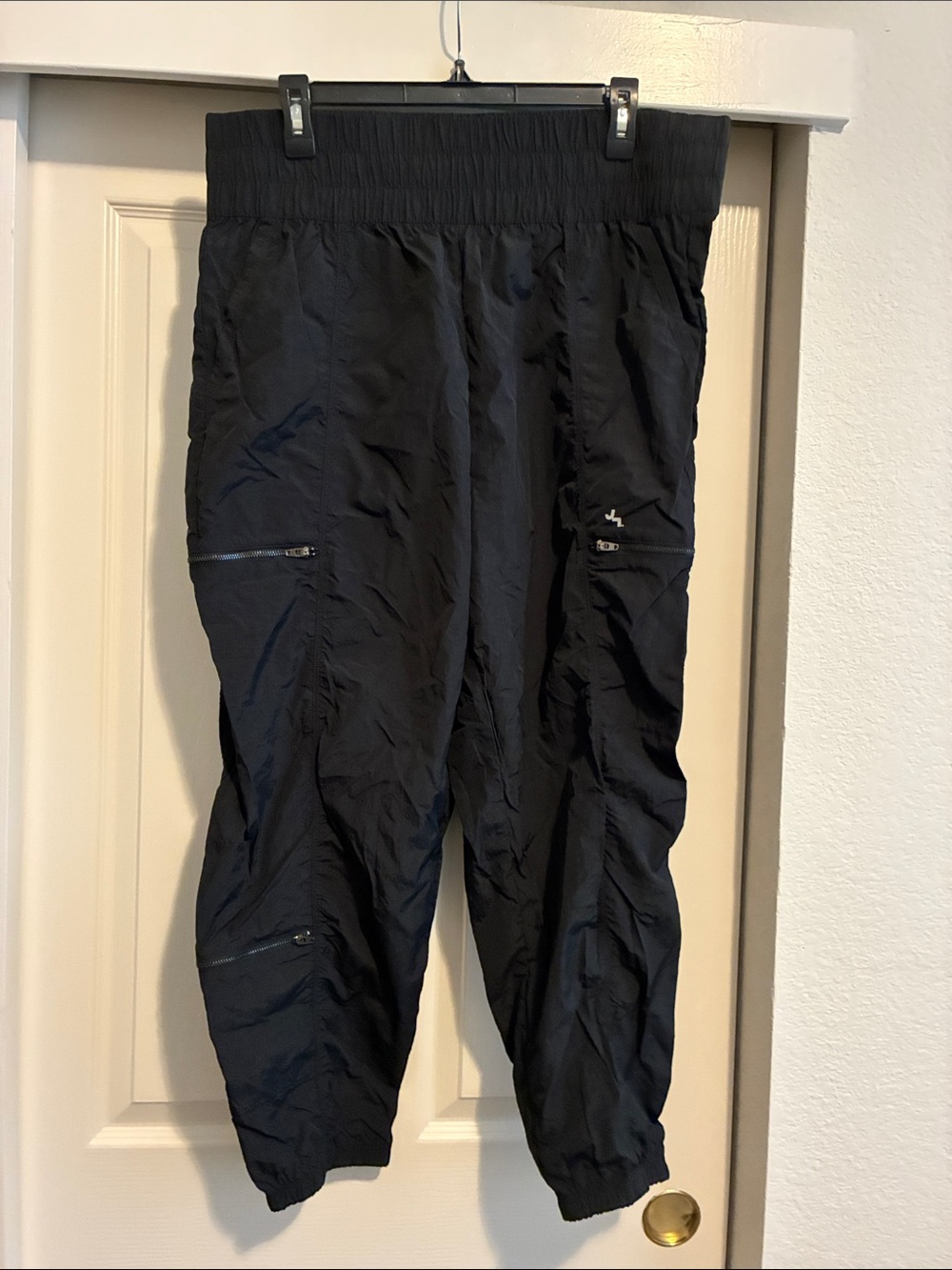 JoyLab Black Track Joggers with‎ Zip Pockets